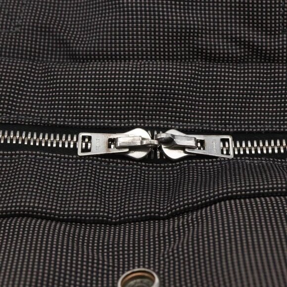 HERMES Her Line MM Hand Bag Canvas Gray Auth - Picture 13 of 16